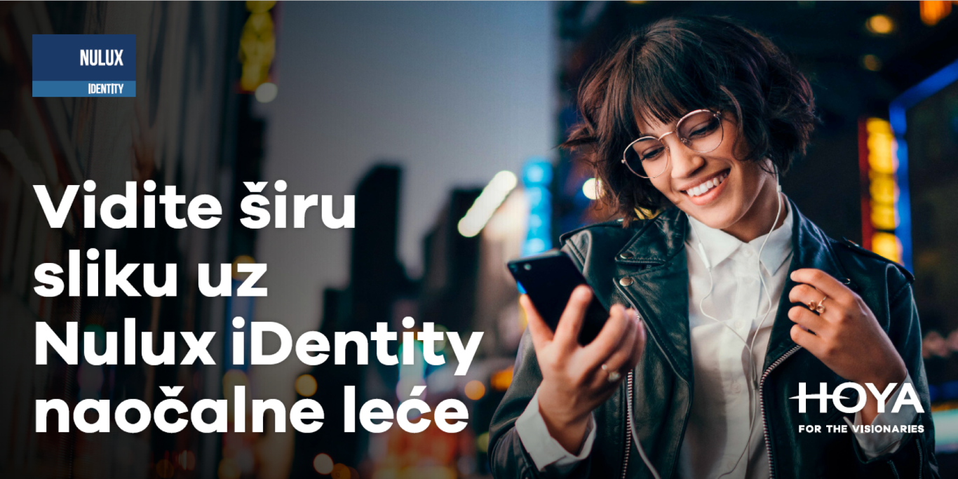 HOYA Nulux iDentity premium jednojakosna naočalna leća